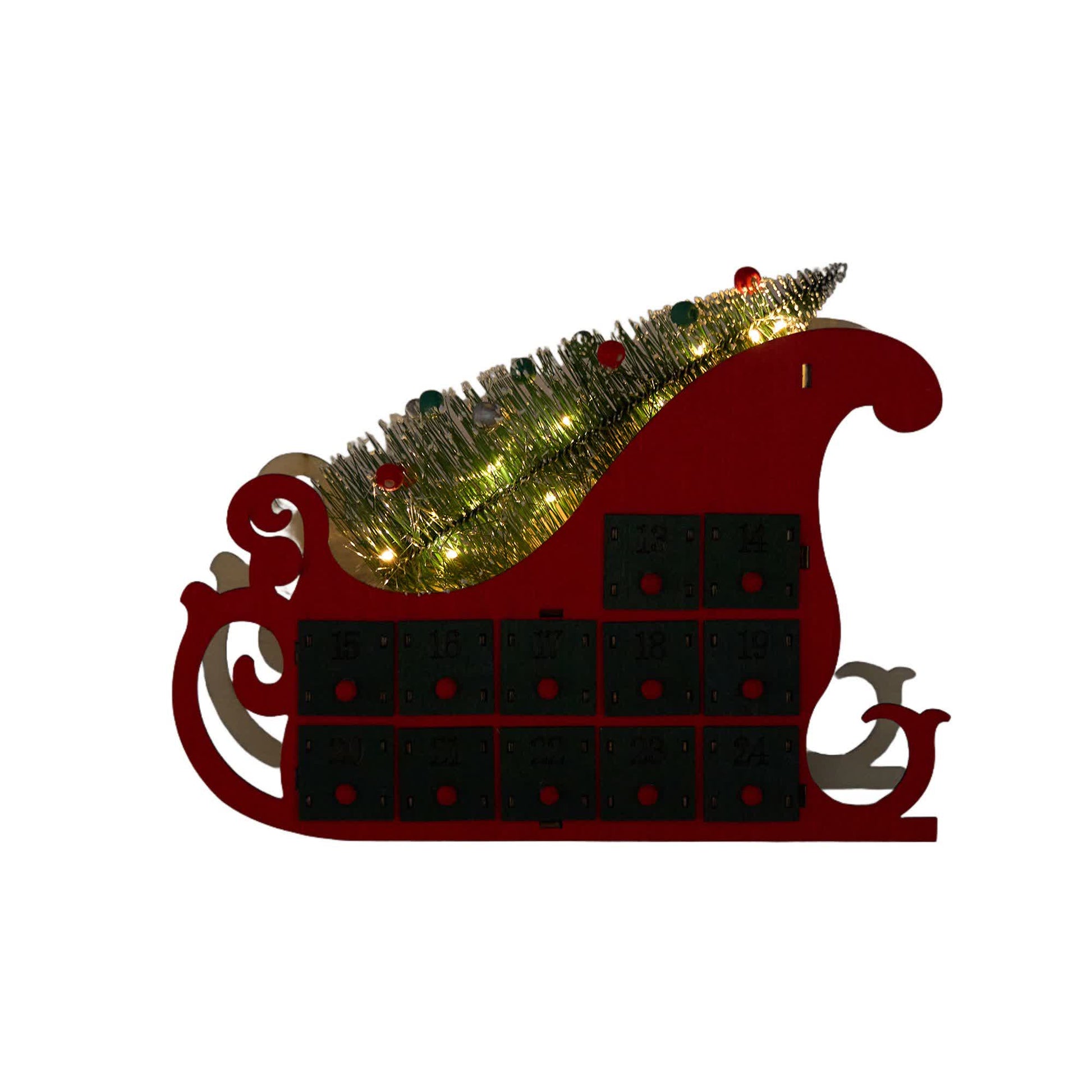 Ownkoti Christmas Countdown Advent Calendar Gift Box Decor - image 8