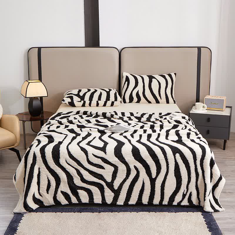 Ownkoti Modern Zebra Print Throw Blanket - image 8