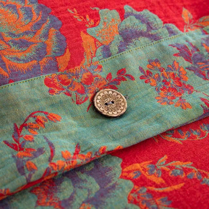 Ownkoti Peony Pure Cotton Gauze Bedding(4PCS) - image 6