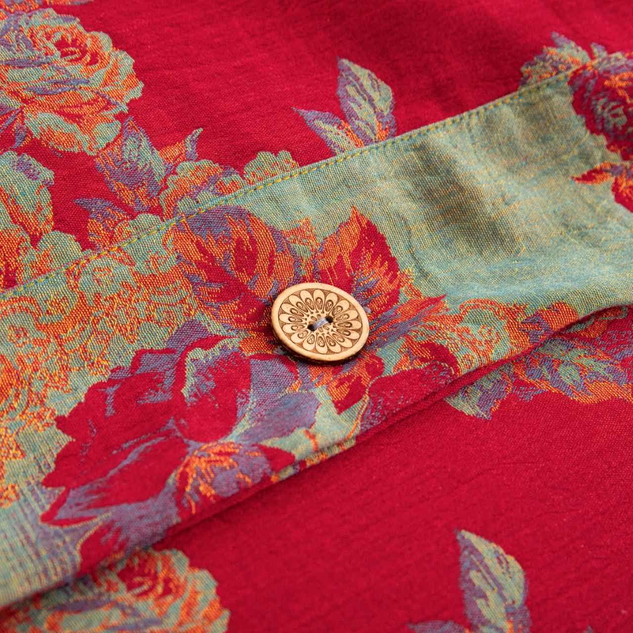 Ownkoti Luxurious Flower Pure Cotton Gauze Bedding(4PCS) - image 7