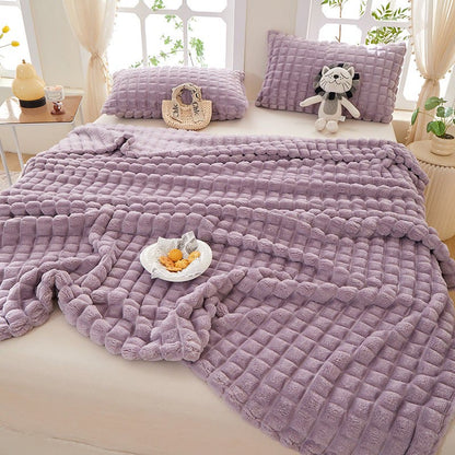 Plaid Thick Warm Throw Blanket - image 4