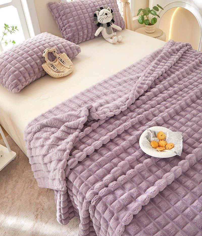 Plaid Thick Warm Throw Blanket - image 6