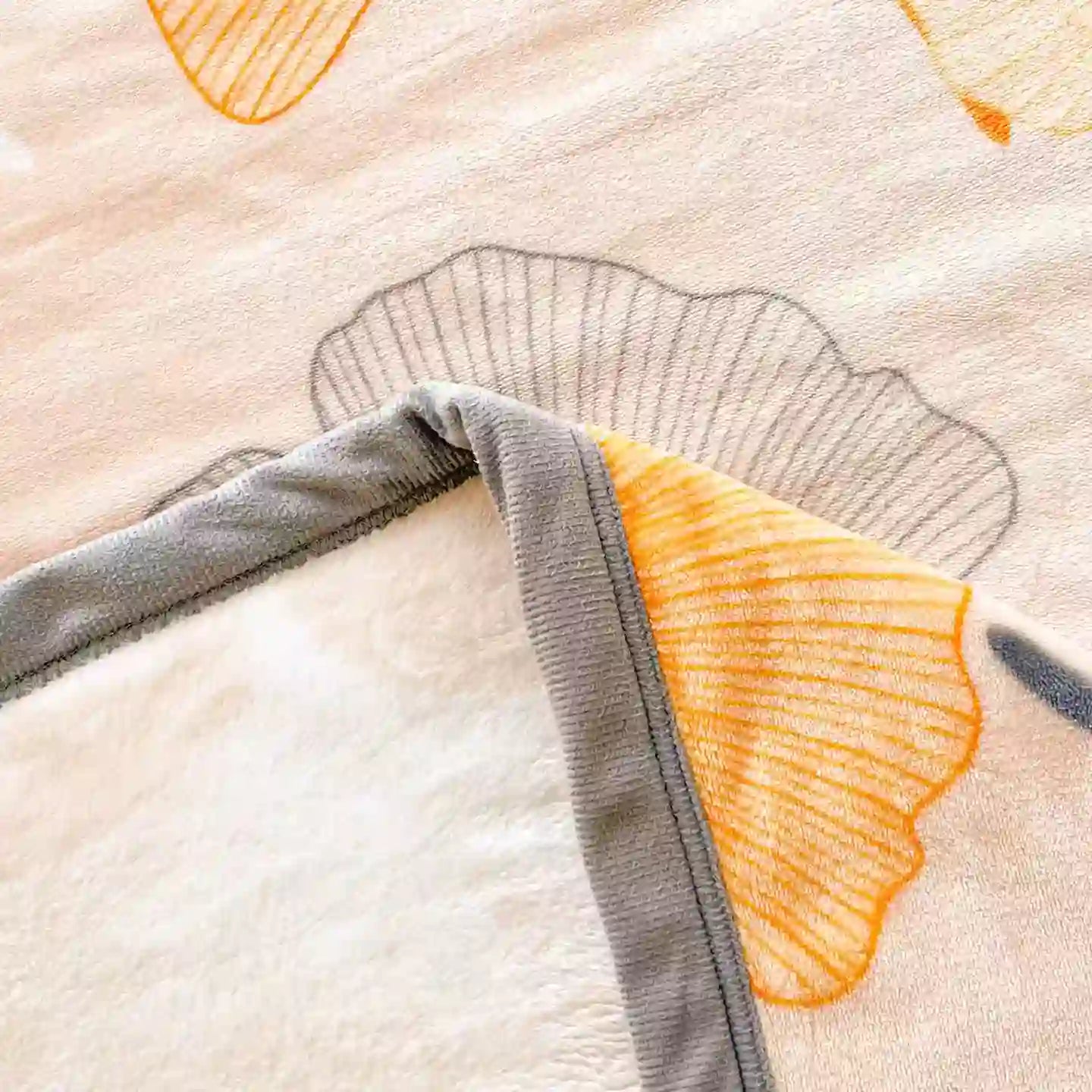 Ginkgo Leaf Cozy Warm Throw Blanket - image 6