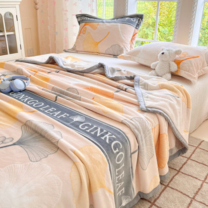 Ginkgo Leaf Cozy Warm Throw Blanket - image 4