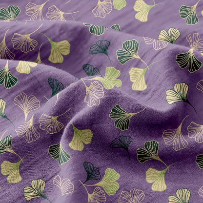 Ownkoti Ginkgo Leaf Cotton Gauze Sheet Bedspread - image 3