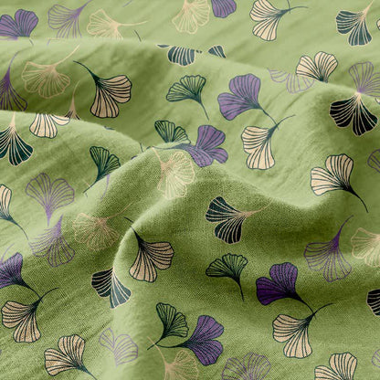 Ownkoti Ginkgo Leaf Cotton Gauze Sheet Bedspread - image 3