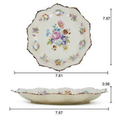 Ownkoti Romantic Floral Porcelain Plate - image 15