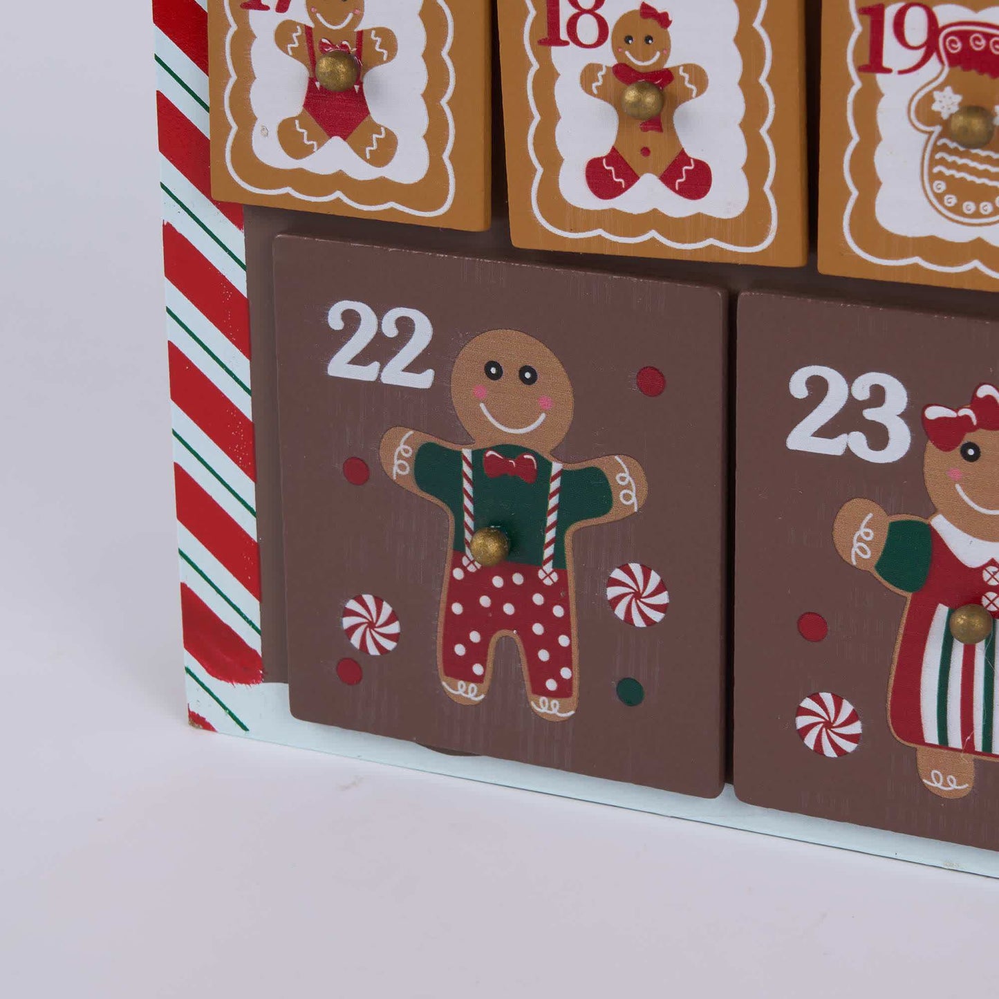 Ownkoti Gingerbread Man Christmas Countdown Calendar Gift Box - image 14