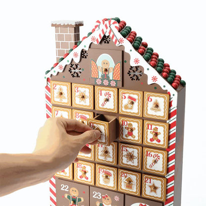 Ownkoti Gingerbread Man Christmas Countdown Calendar Gift Box - image 10