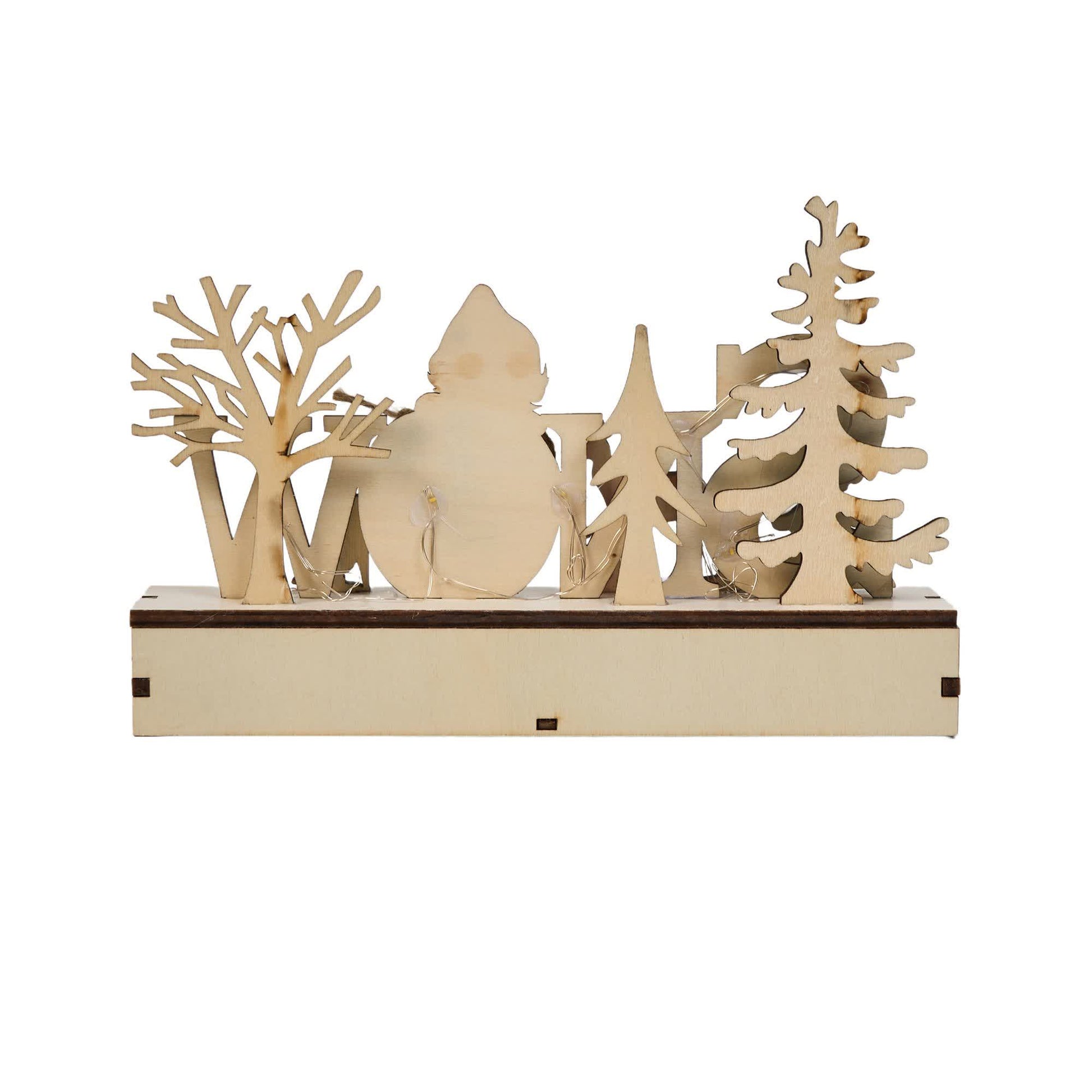 Ownkoti Lighted Wooden Christmas Tabletop Decoration - image 8
