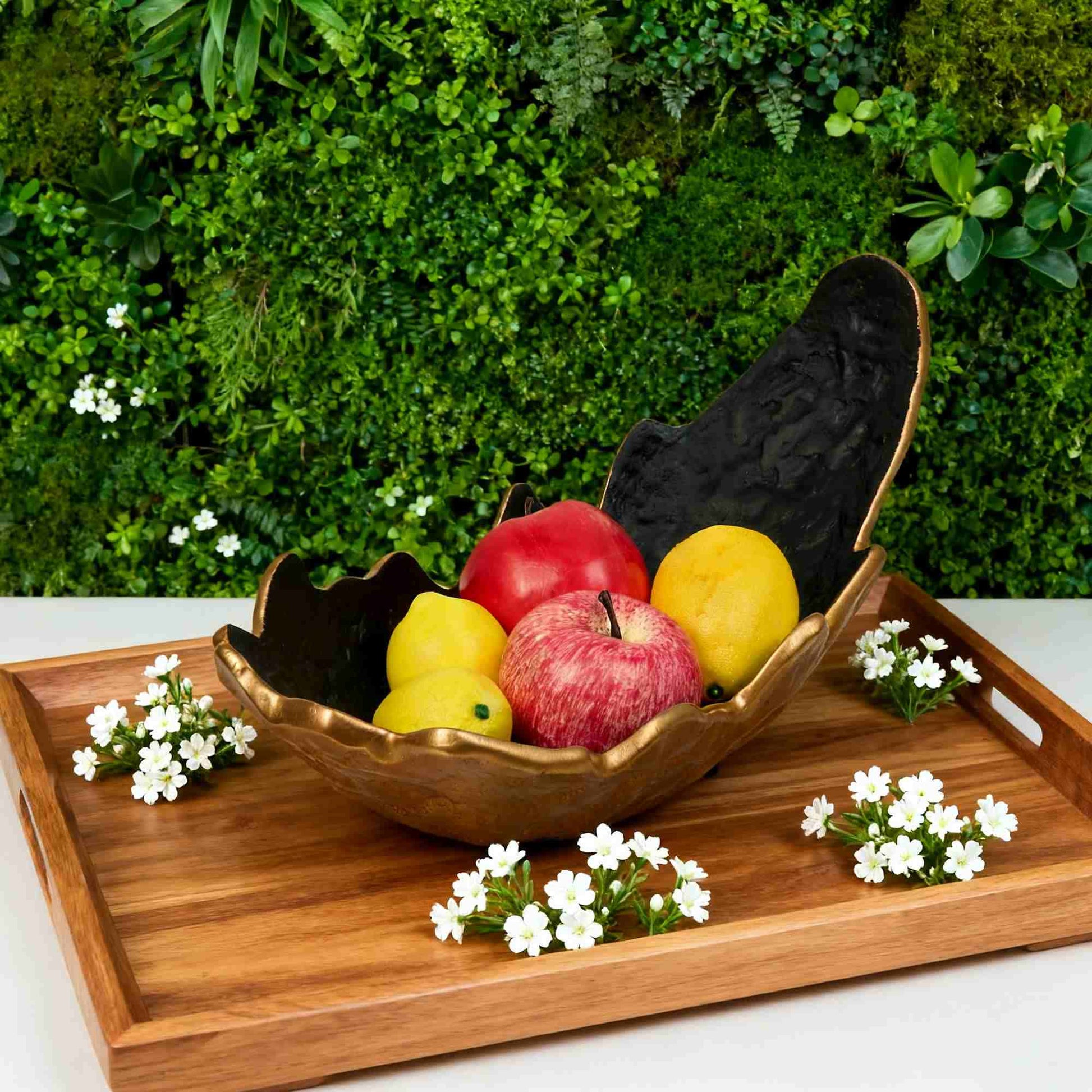 Ownkoti Modern Artistic Decorative Tray - Golden - image 0