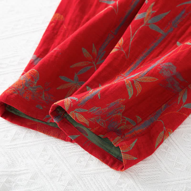 Ownkoti Matching Cotton Gauze Bamboo Couple Loungewear - image 10