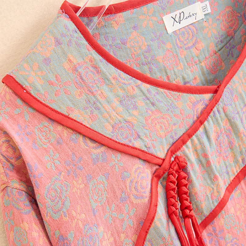 Ownkoti Plus Size Rose Cotton Gauze Nightdress - image 3