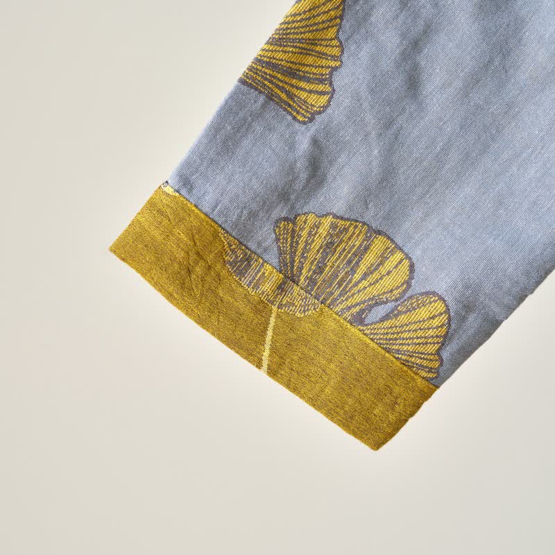 Ownkoti Ginkgo Leaf Hanfu Inspired Cotton Nightdress - image 18