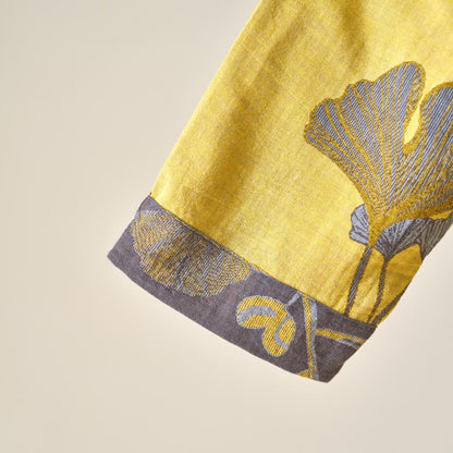 Ownkoti Ginkgo Leaf Hanfu Inspired Cotton Nightdress - image 6