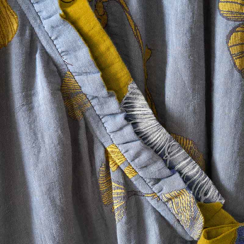 Ownkoti Ginkgo Leaf Hanfu Inspired Cotton Nightdress - image 19