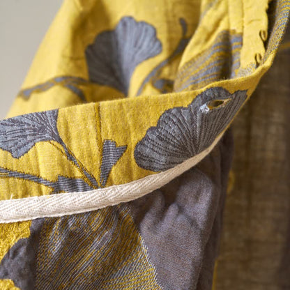 Ownkoti Ginkgo Leaf Hanfu Inspired Cotton Nightdress - image 7