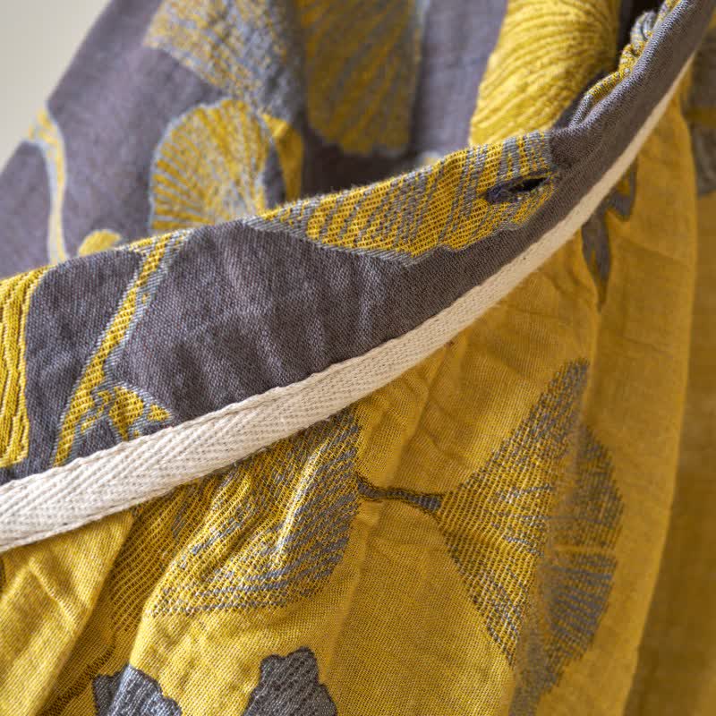 Ownkoti Ginkgo Leaf Hanfu Inspired Cotton Nightdress - image 14
