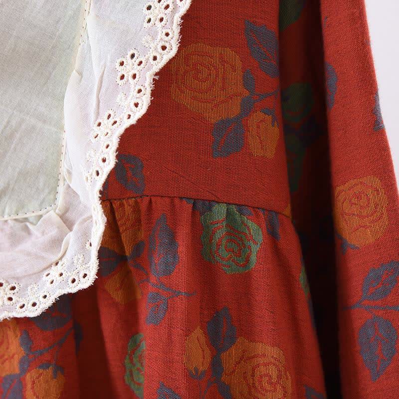 Ownkoti Rose Cotton Gauze Long Sleeve Nightgown - image 3