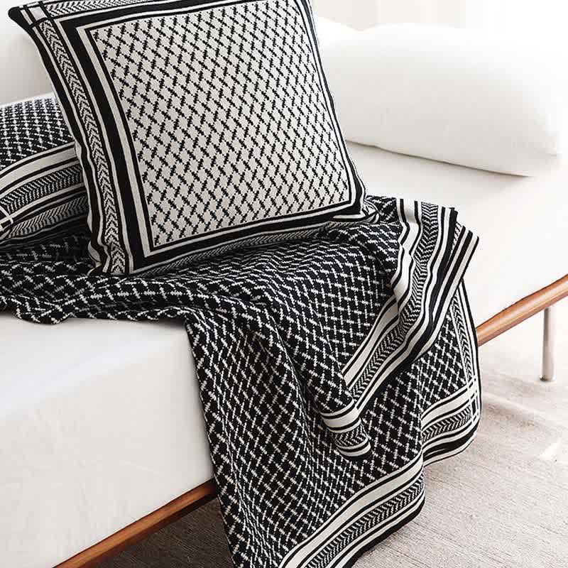 Ownkoti Nordic Style Knit Throw Blanket - image 2