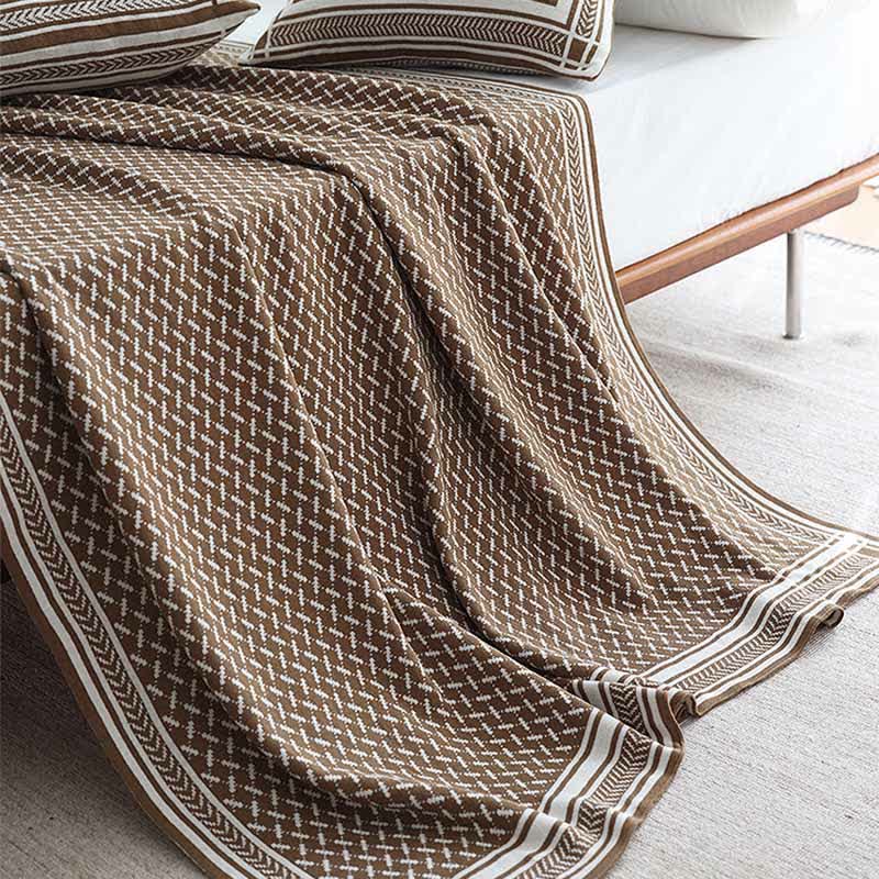 Ownkoti Nordic Style Knit Throw Blanket - image 11