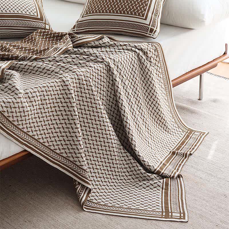 Ownkoti Nordic Style Knit Throw Blanket - image 9