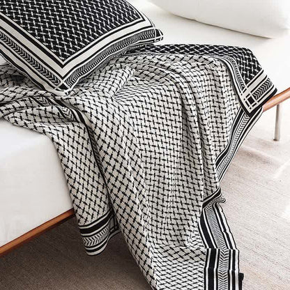 Ownkoti Nordic Style Knit Throw Blanket - image 1
