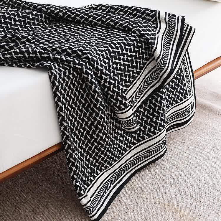 Ownkoti Nordic Style Knit Throw Blanket - image 5