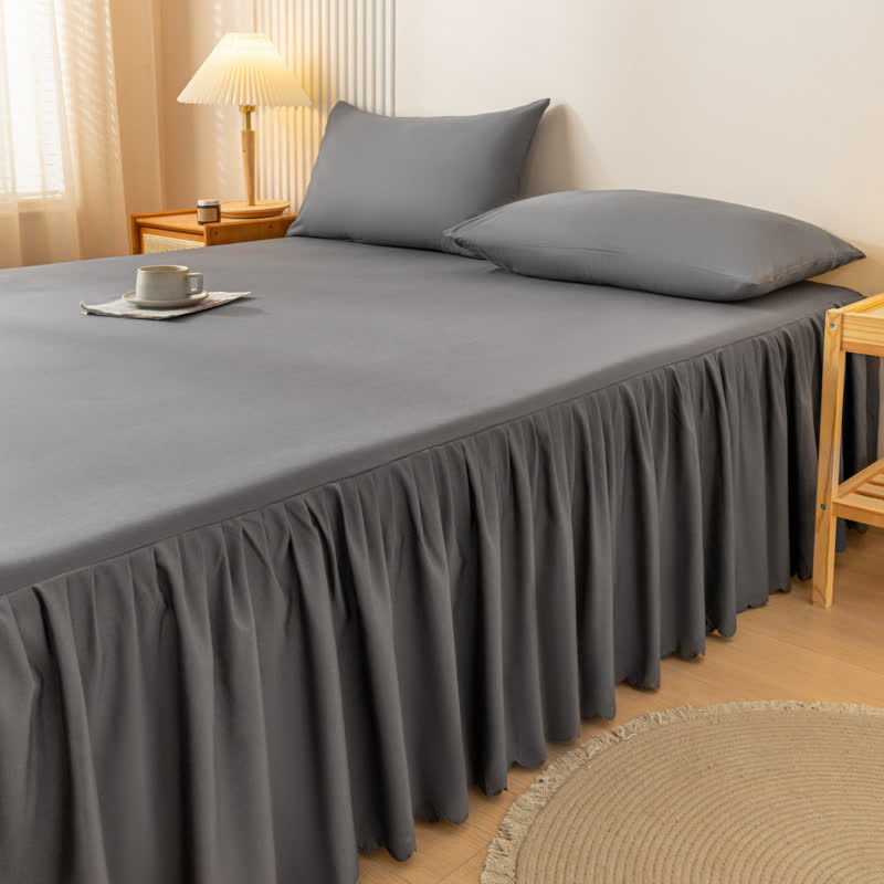 Ownkoti Solid Color Bed Skirt Sheet - image 11