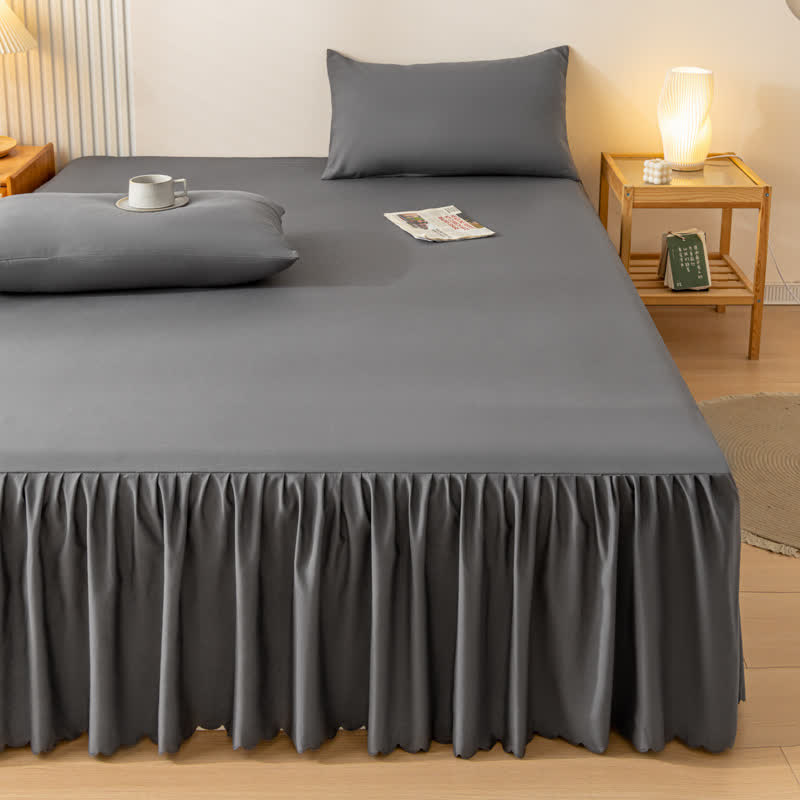 Ownkoti Solid Color Bed Skirt Sheet - image 12