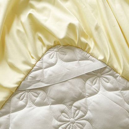 Ownkoti Geometric Quilted Bed Skirt Sheet - image 7