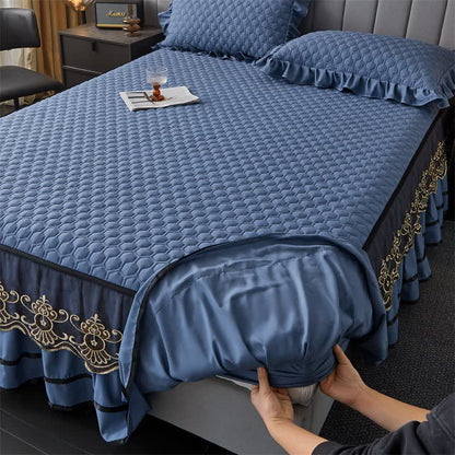 Ownkoti Quilted Sheet with Removable Bed Skirt - image 9