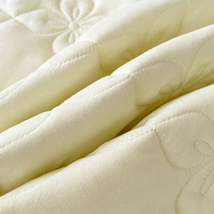 Ownkoti Geometric Quilted Bed Skirt Sheet - image 9