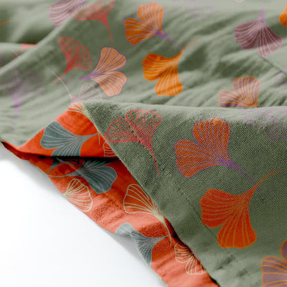 Ownkoti Ginkgo Cotton Gauze Kimono Loungewear Set - image 24