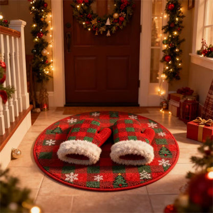 Ownkoti Christmas Stocking 3D Effect Rug - C - 55" x 55" - image 6