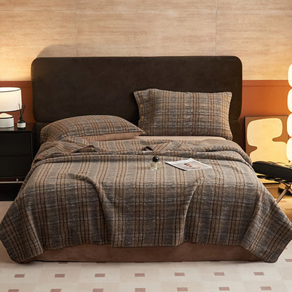 Ownkoti Classic Plaid Reversible Fleece Multi-Use Throw - image 16