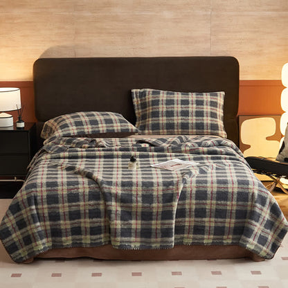 Ownkoti Classic Plaid Reversible Fleece Multi-Use Throw - image 45