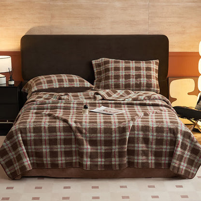 Ownkoti Classic Plaid Reversible Fleece Multi-Use Throw - image 23