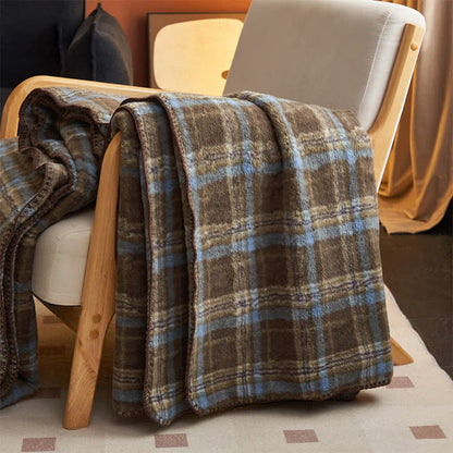Ownkoti Classic Plaid Reversible Fleece Multi-Use Throw - image 43