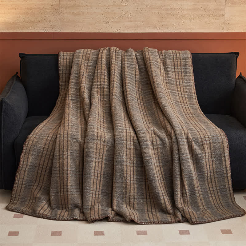 Ownkoti Classic Plaid Reversible Fleece Multi-Use Throw - image 18