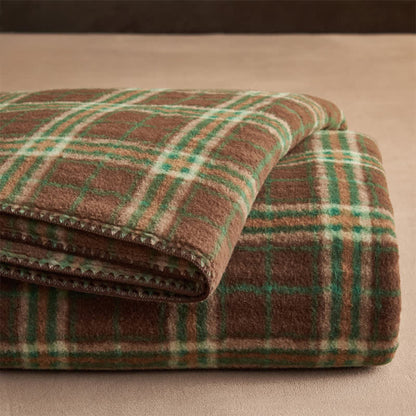 Ownkoti Classic Plaid Reversible Fleece Multi-Use Throw - image 14