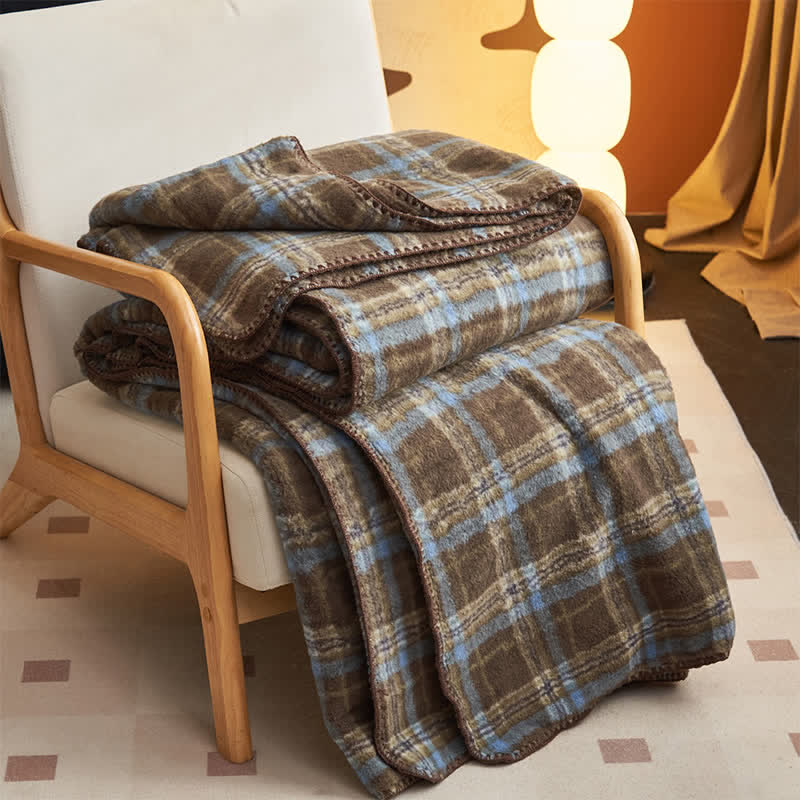 Ownkoti Classic Plaid Reversible Fleece Multi-Use Throw - image 44