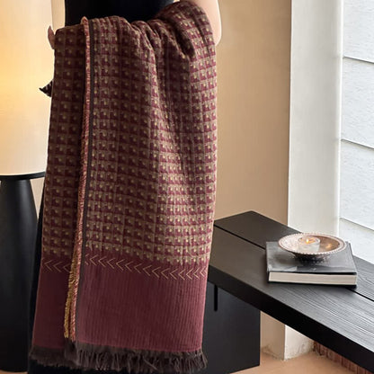 Ownkoti Vintage Cotton Jacquard Multi-Use Blanket - image 5