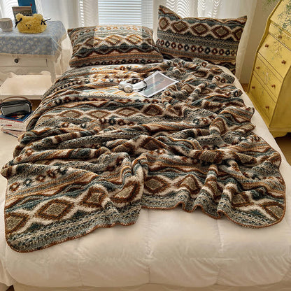 Ownkoti Bohemian Chic Fluffy Fleece Throw Blanket - image 7