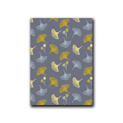 Ownkoti Natural Style Ginkgo Leaf Decorative Painting - Grey & Yellow - 16" x 24" - image 5
