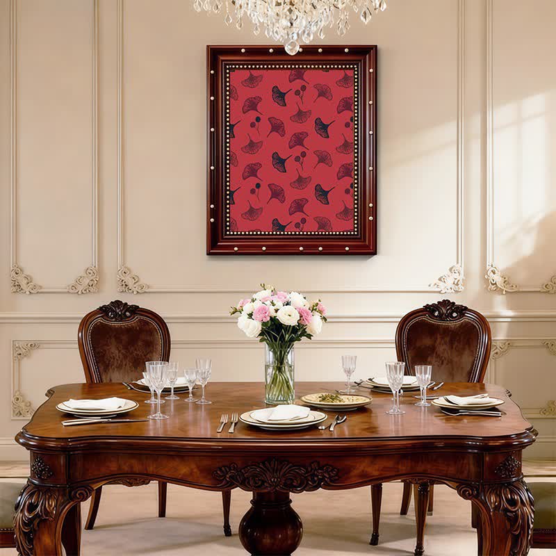 Ownkoti Natural Style Ginkgo Leaf Decorative Painting - image 0