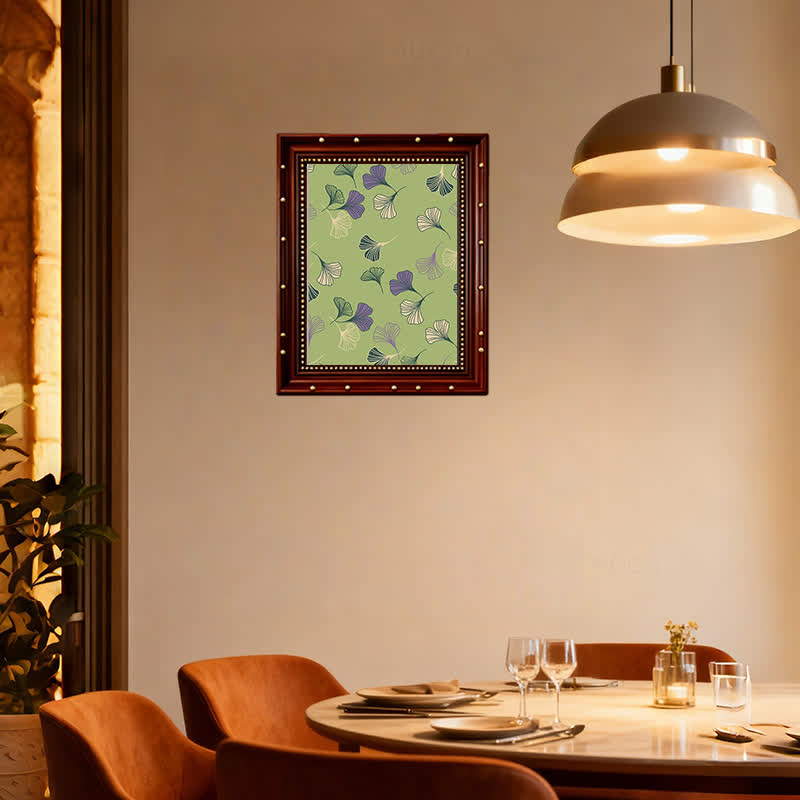 Ownkoti Golden Whisper Ginkgo Leaf Decorative Painting - image 6