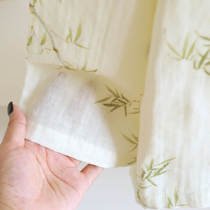 Ownkoti Oriental-inspired Bamboo Butterfly Cotton Loungewear - image 5