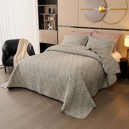 Ownkoti Cotton Ditsy Floral Quilted Bedspread Set(3PCS) - image 7