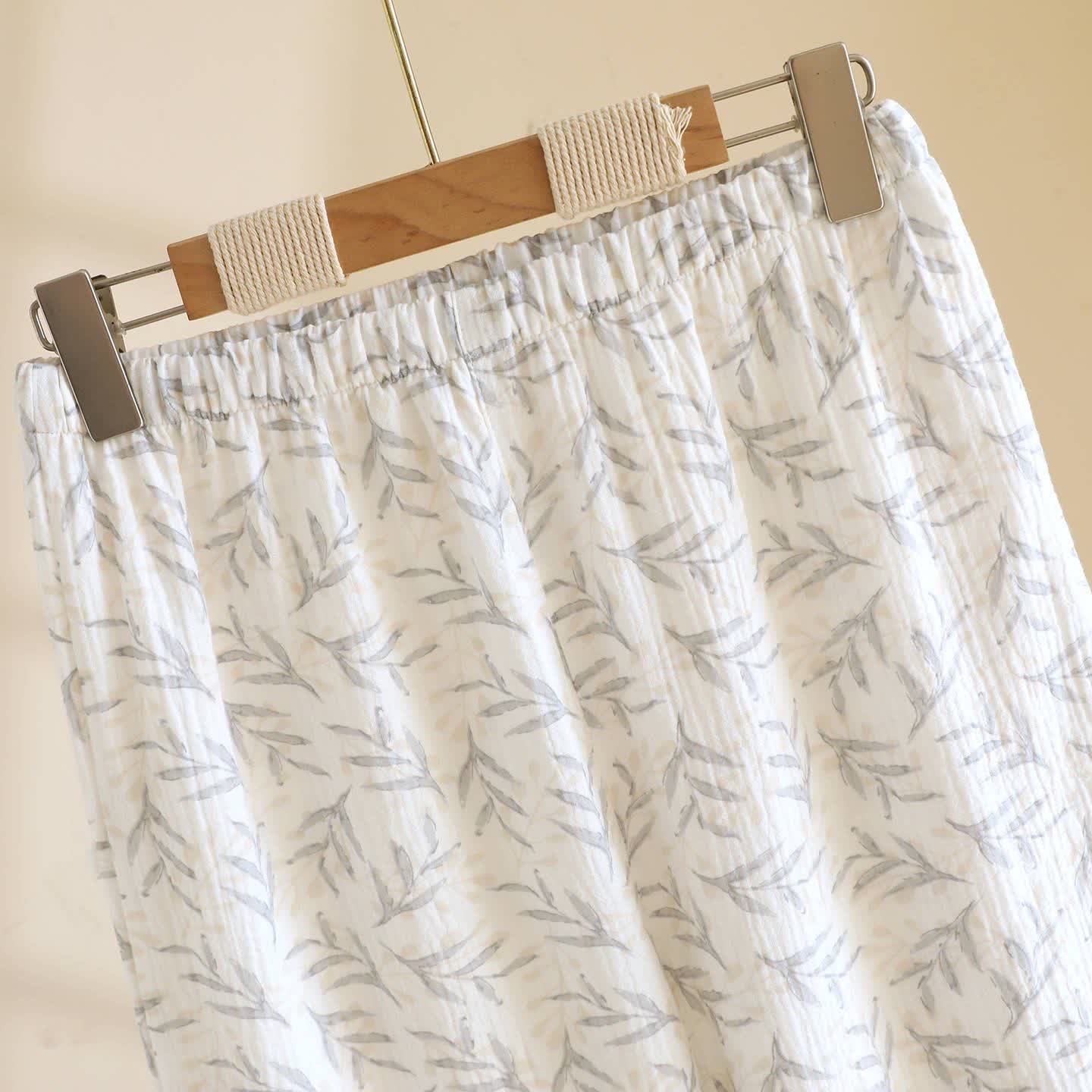 Ownkoti Oriental-inspired Leaf Cotton Loungewear - image 12